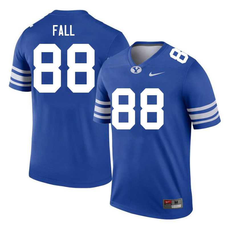 Men #88 Terence Fall BYU Cougars College Football Jerseys Sale-Royal